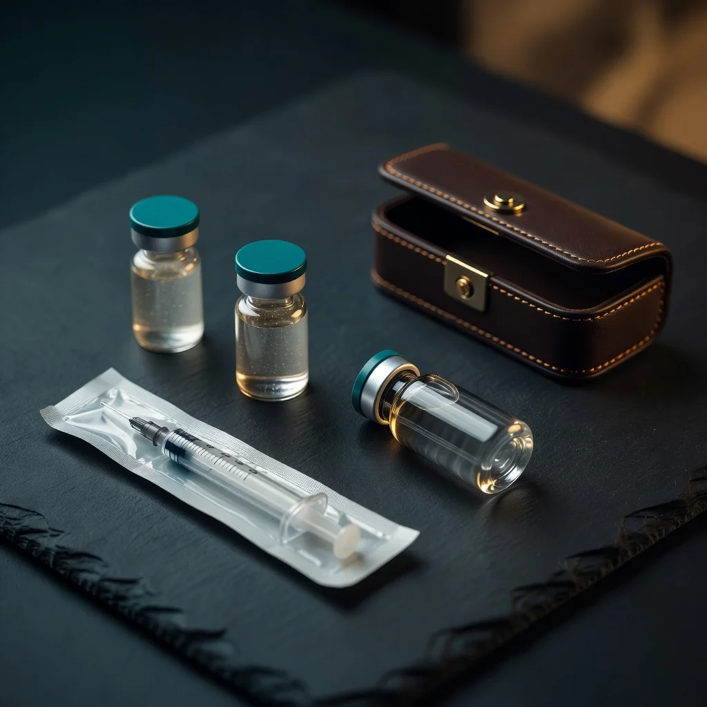 Peptide therapy kit with vials and syringe — REMEVi telehealth